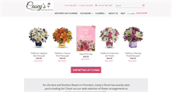 Desktop Screenshot of caseysfloristprinceton.com